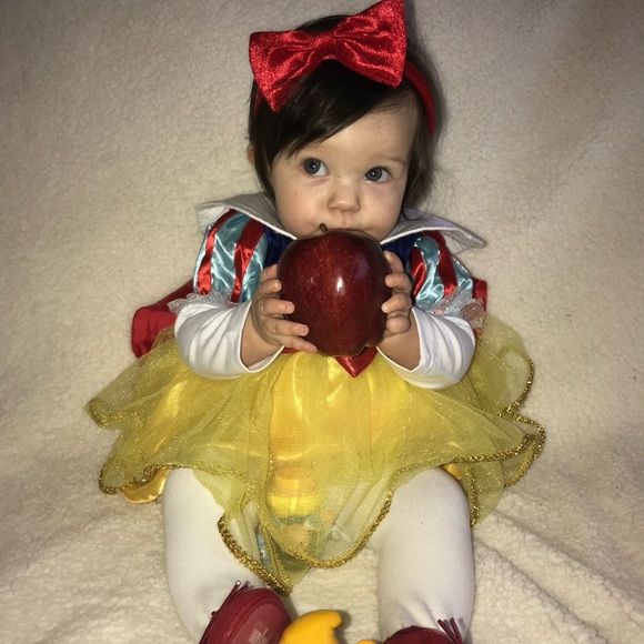 Disney Snow White Princess Dress Halloween Costume & Headband 3 DAY SALE PRICE 💖 - Picture 4 of 4